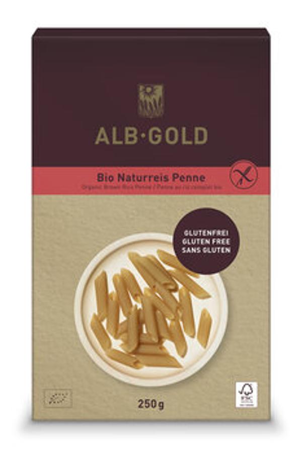 Produktfoto zu Naturreis Penne, 250 g