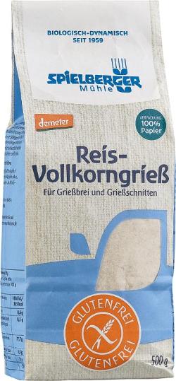 Reis-Vollkorngrieß, 500 g