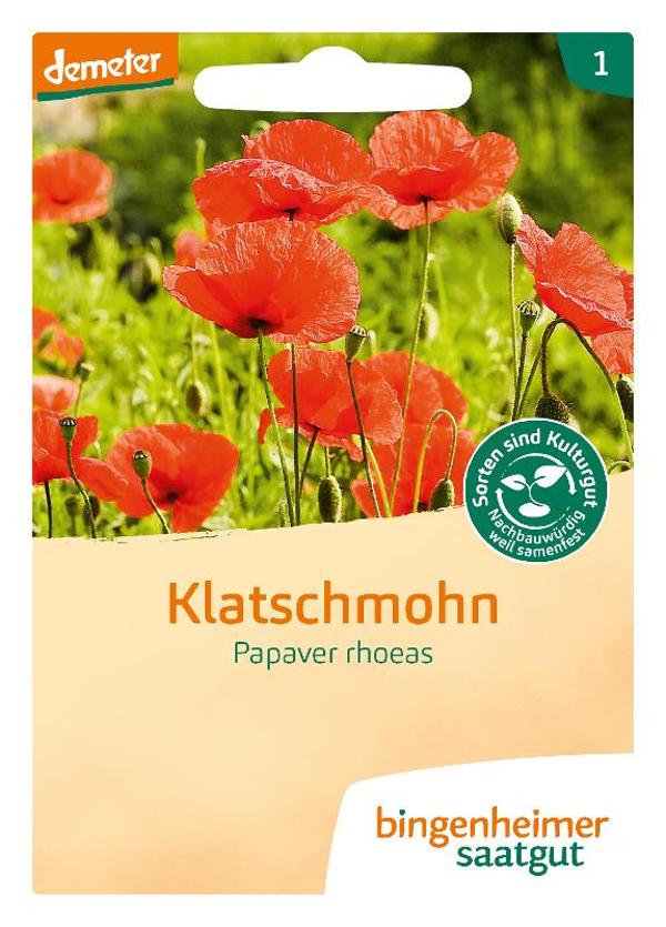 Produktfoto zu Saatgut Blumen Klatschmohn