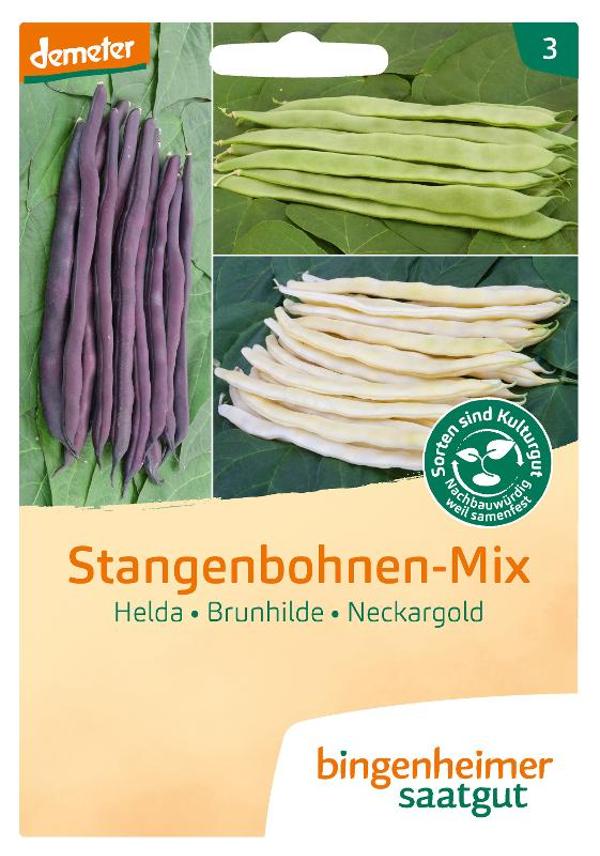 Produktfoto zu Saatgut Stangenbohnen-Mix