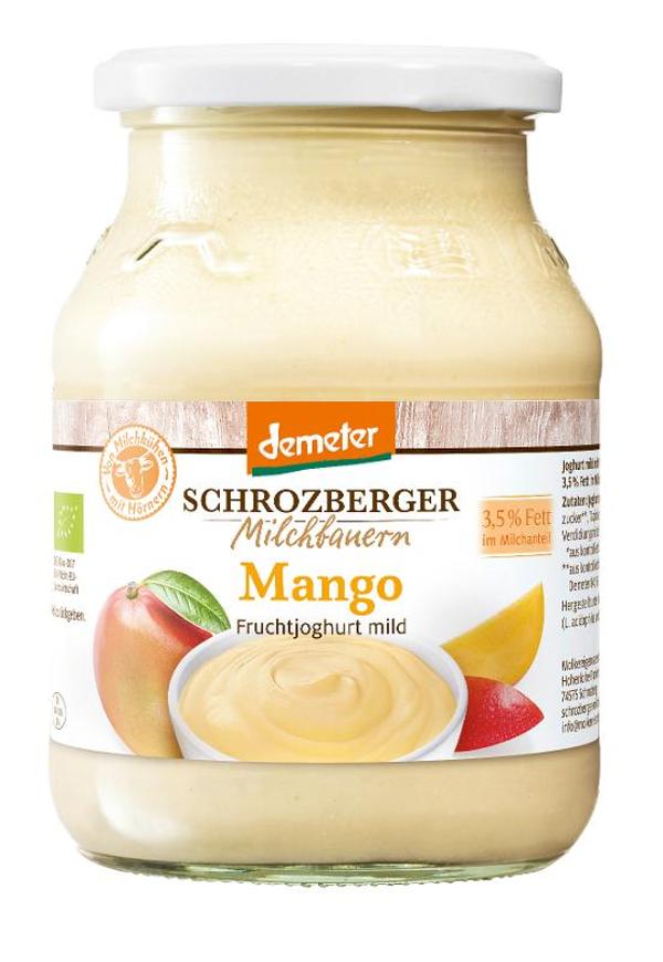 Produktfoto zu Joghurt Mango 3,5 %, 500 g