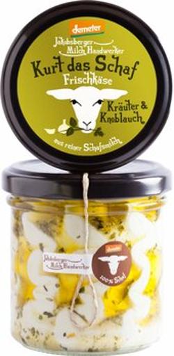 Kurt das Schaf Frischkäse Kräuter_Knoblauch, 135 g