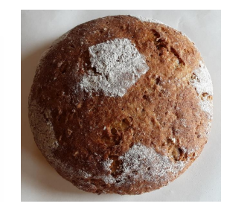 EM-Brot Roggen-Dinkel mit Buchweizen, 500 g - Bio-Backhaus Wüst