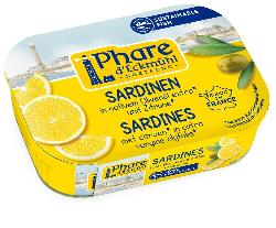 Sardinen mit Olivenöl und Zitrone, 135 g