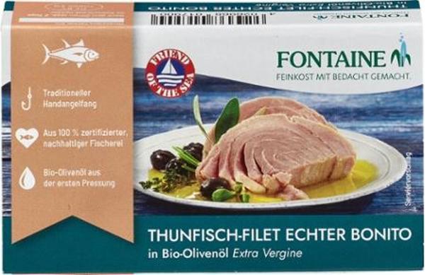 Produktfoto zu Thunfisch-Bonito in Olivenöl, 120 g