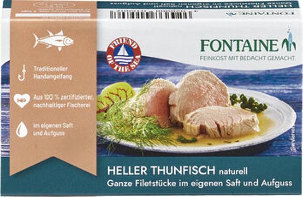 Produktfoto zu Heller Thunfisch naturell, 120 g