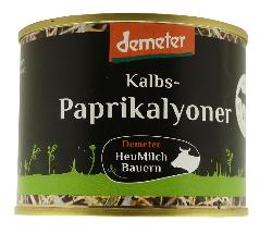 Kalbspaprikalyonere, 200 g