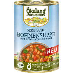 Serbische Bohnensuppe mit Rindswürstchen, 400 g