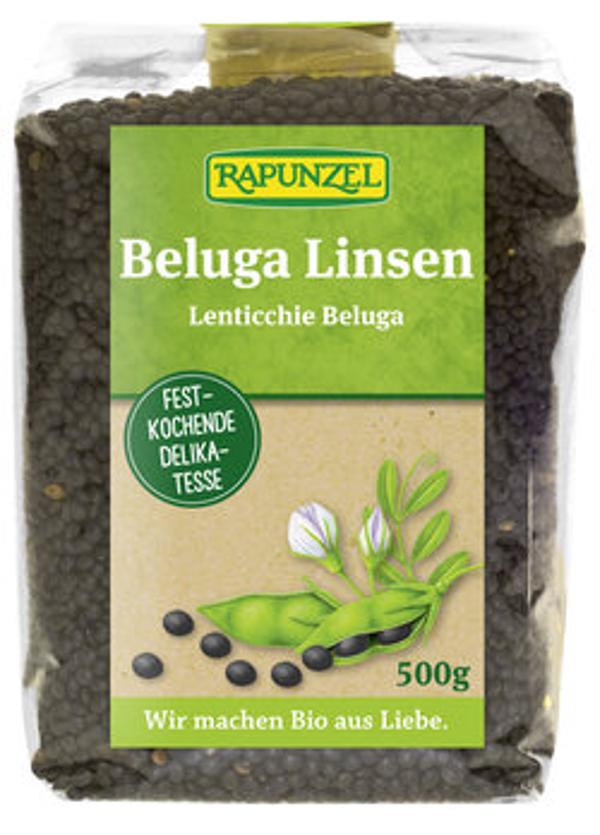 Produktfoto zu Beluga Linsen schwarz, 500 g