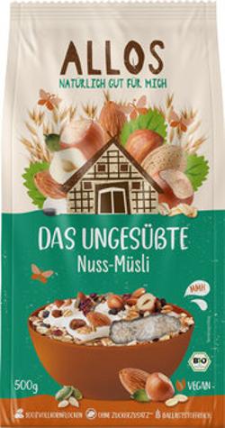 Das Ungesüßte Nuss Müsli, 500 g