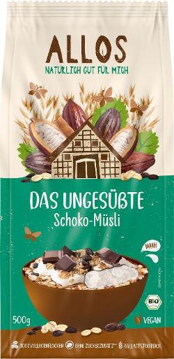 Das Ungesüßte Schoko Müsli, 500 g