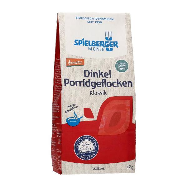 Produktfoto zu Dinkel Porridgeflocken Klassik, 425 g