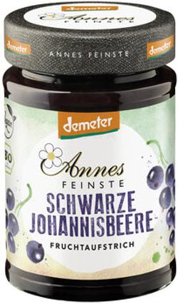 schwarze Johannisbeere Fruchtaufstrich fein Demeter, 200 g