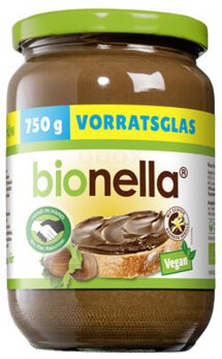 bionella Nussnougat-Creme vegan, 750 g