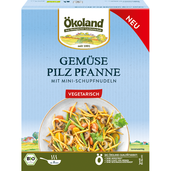 Produktfoto zu TK-Gemüse-Pilz-Pfanne, 400 g