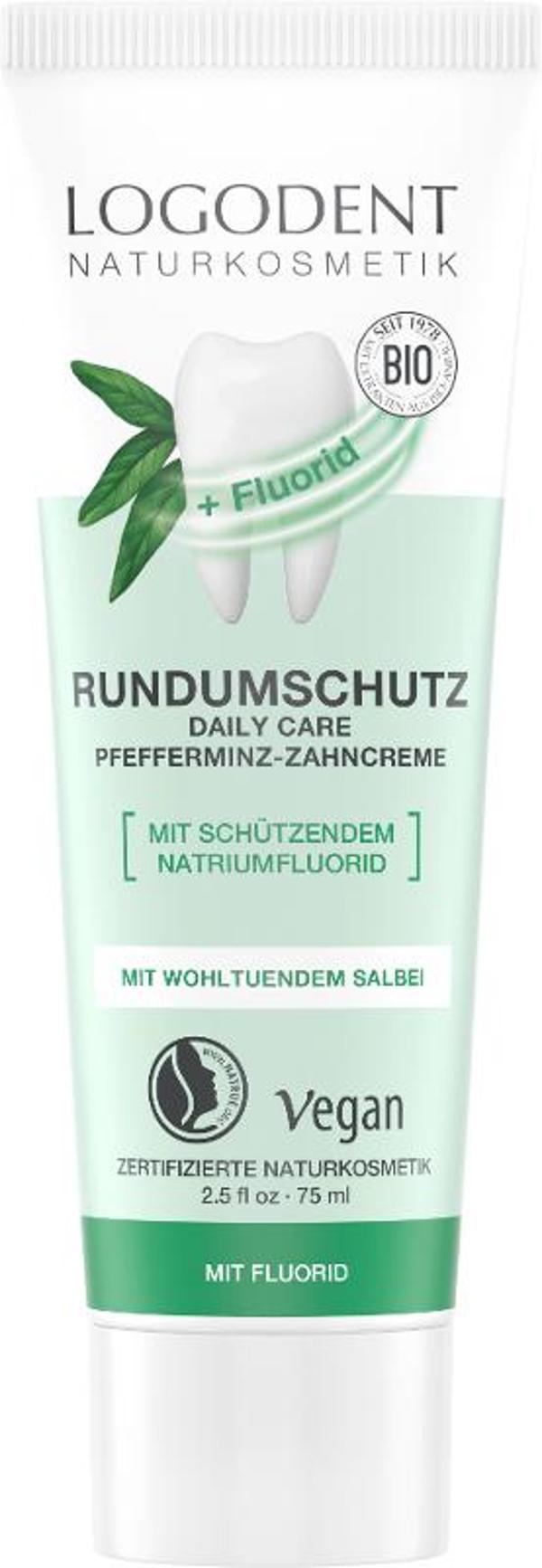 Produktfoto zu Rundumschutz Pfefferminz-Zahncreme, 75 ml
