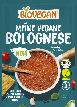 Meine vegane Sauce Bolognese, 28 g - 30% reduziert, MHD 31.08.2024
