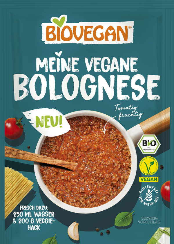 Produktfoto zu Meine vegane Sauce Bolognese, 28 g - 30% reduziert, MHD 31.08.2024