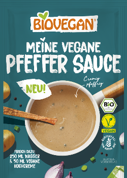 Meine vegane Pfeffer Sauce, 35 g - 30% reduziert, MHD 31.08.2024