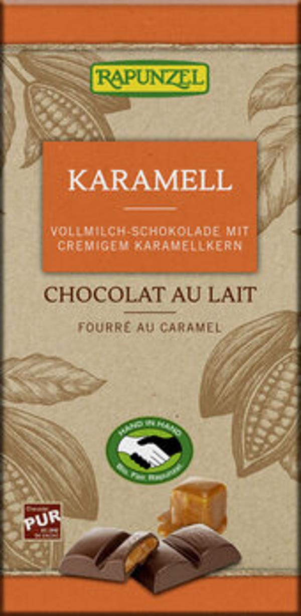 Produktfoto zu Vollmilch Schokolade mit Karamell, 100 g