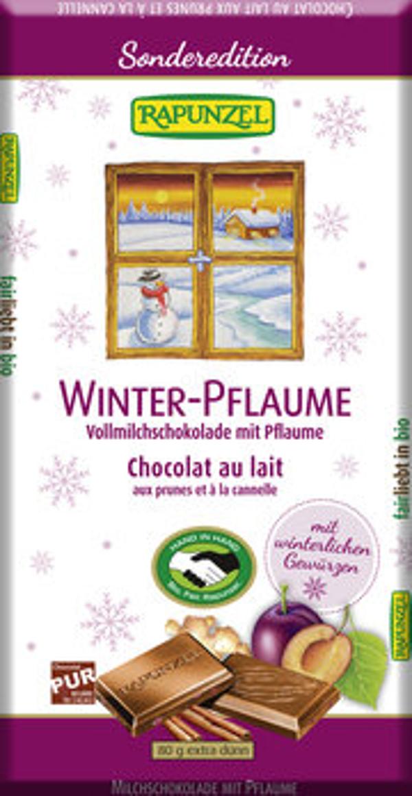 Produktfoto zu Winter-Pflaume Vollmilchschokolade, 80 g