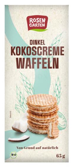 Dinkel Kokoscreme Waffeln, 65 g