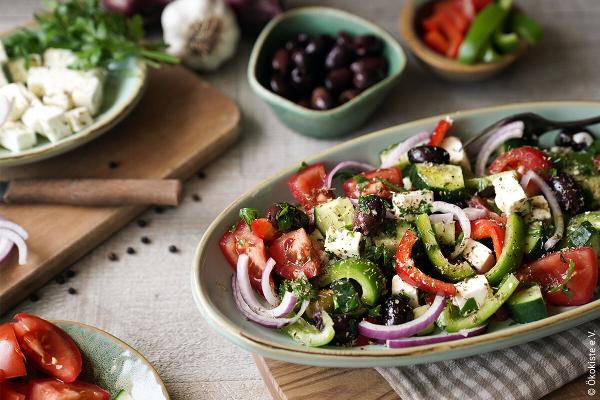 Produktfoto zu Rezeptkarte Griechischer Bauernsalat