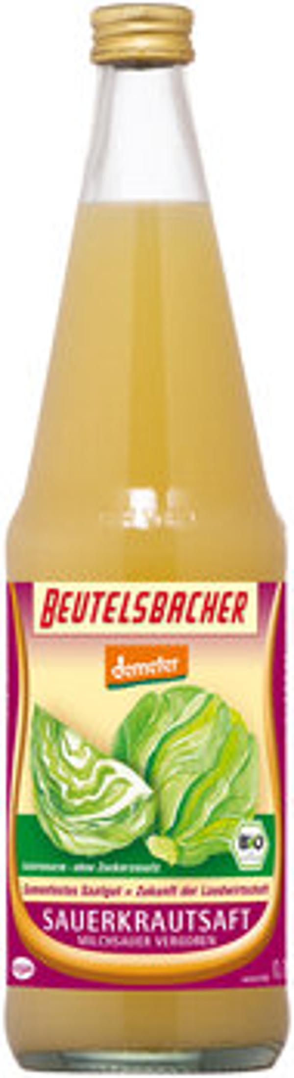 Produktfoto zu Sauerkrautsaft milchsauer, 0,7 l