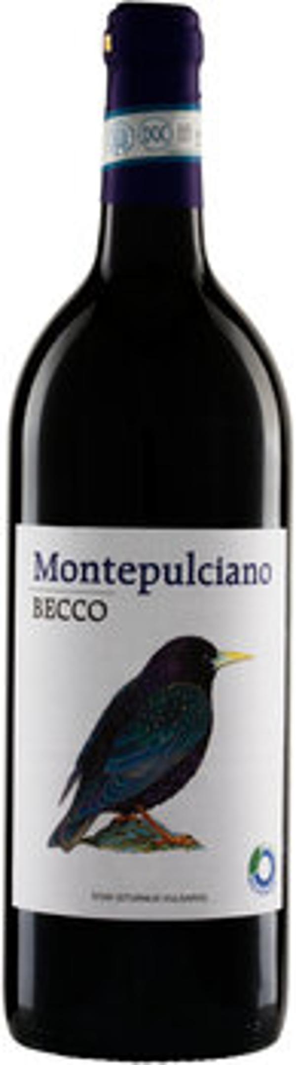 Produktfoto zu Becco Montepulciano rot, 1 l
