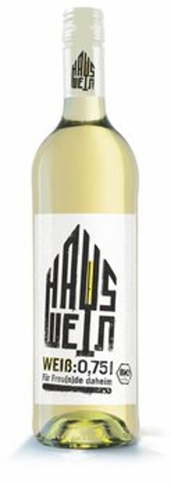 Produktfoto zu Hauswein weiß halbtrocken, 0,75 l