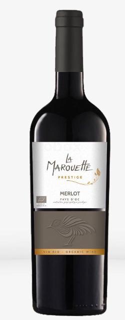 La Marouette Prestige Merlot rot trocken, 0,75 l
