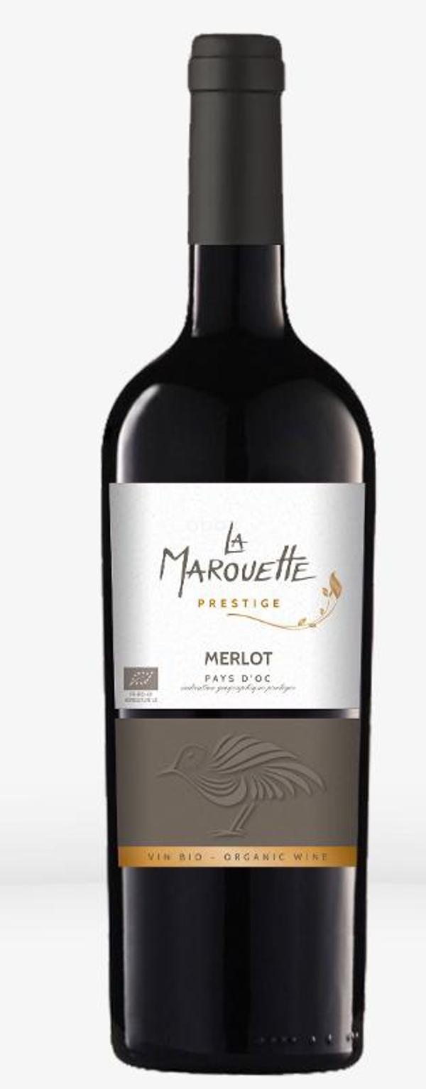 Produktfoto zu La Marouette Prestige Merlot rot trocken, 0,75 l