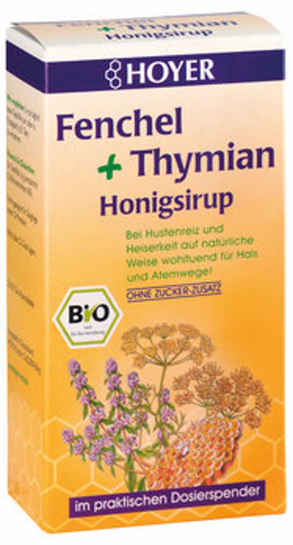 Produktfoto zu Honigsirup Fenchel-Thymian, 250 g