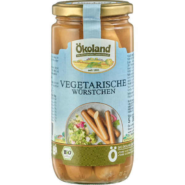 Produktfoto zu Vegetarische Würstchen, 380 g