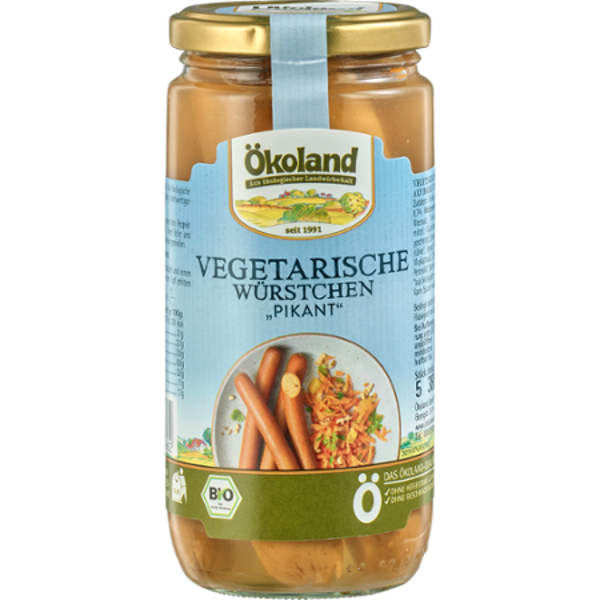 Produktfoto zu Vegetarische Würstchen pikant, 380 g