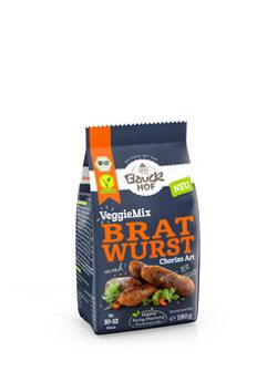VeggieMix Bratwurst Chorizo Art, 180 g - 50% reduziert, da MHD 12.12.2023