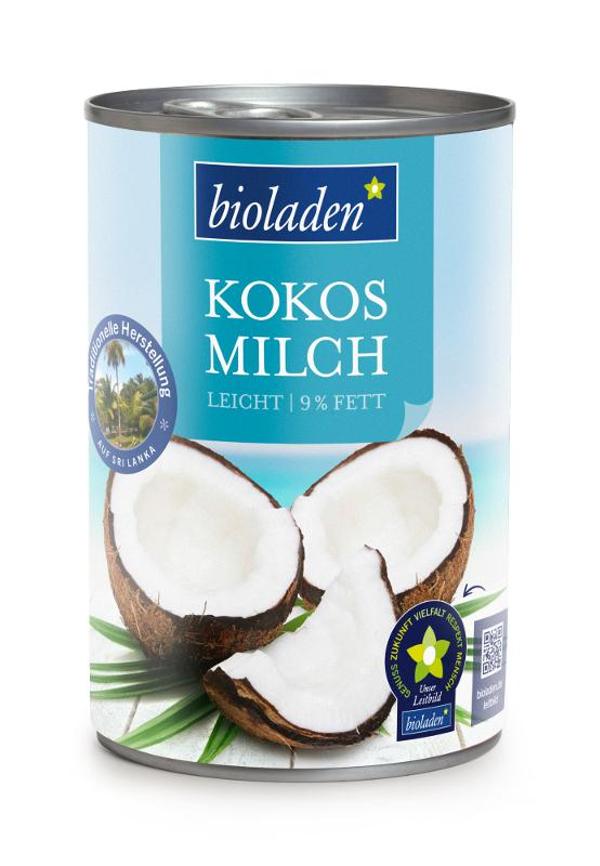 Produktfoto zu Kokosmilch fettarm, 400 ml