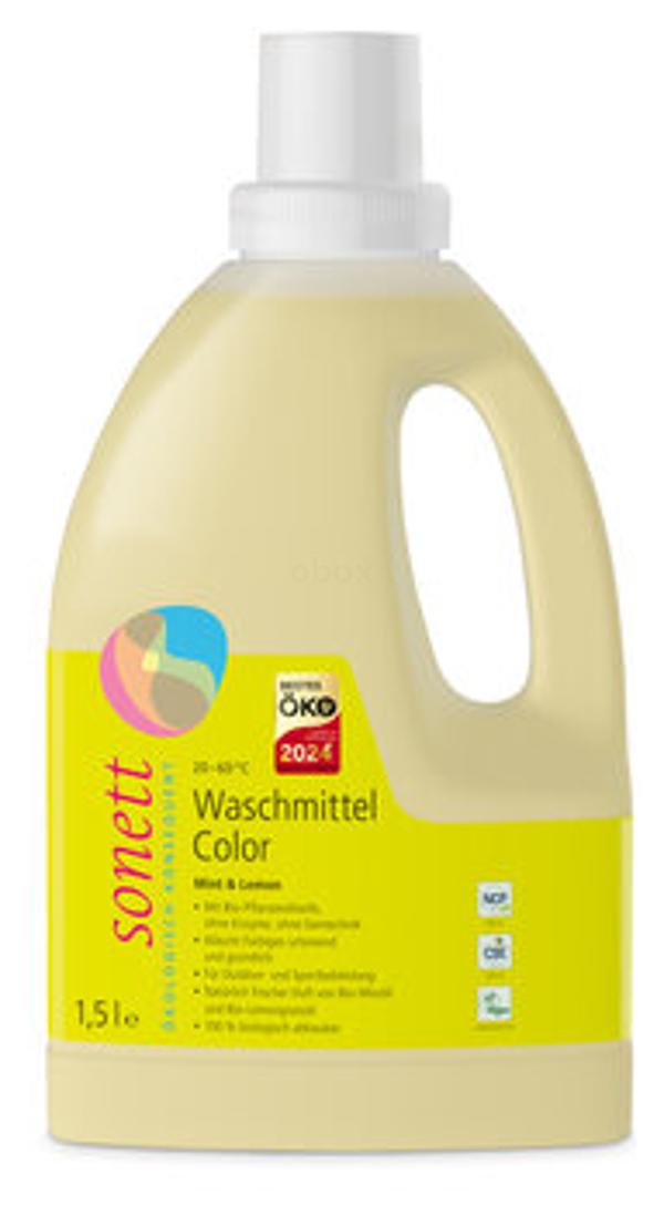 Produktfoto zu Flüssigwaschmittel Color Mint & Lemon, 1,5 l