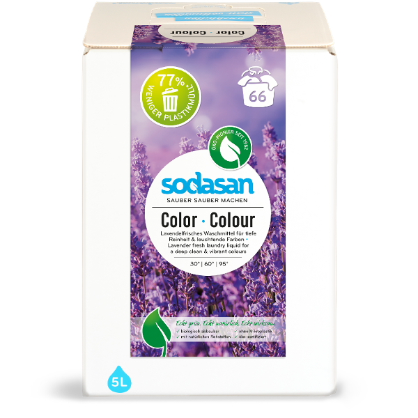 Produktfoto zu Color Waschmittel Lavendel Bag in Box, 5 l