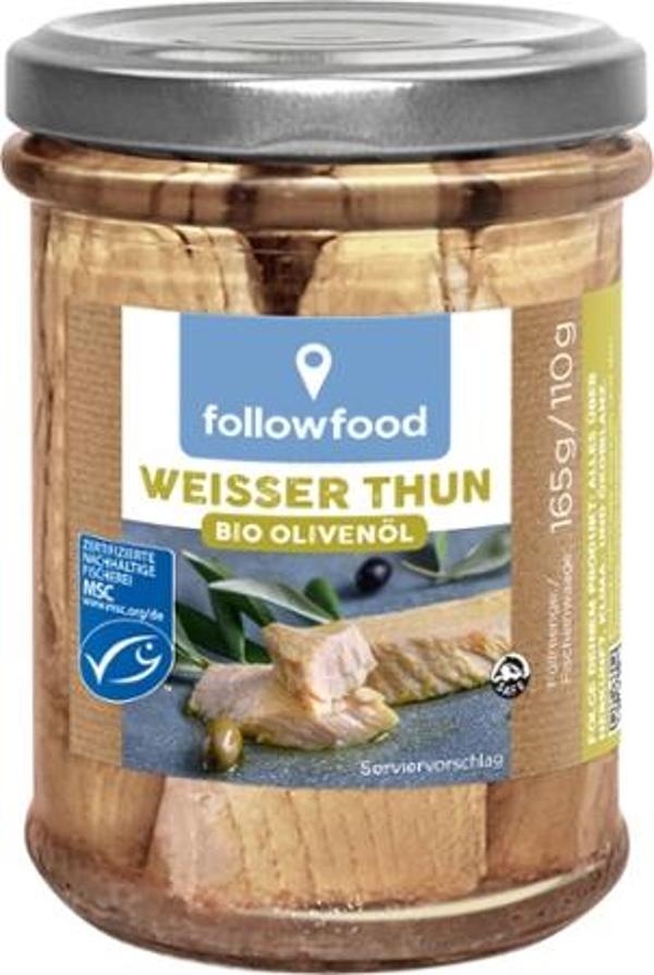 Produktfoto zu Weißer Thunfisch in Olivenöl, 165 g