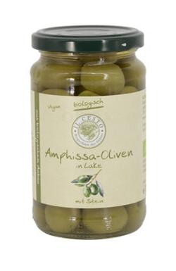 Grüne Oliven mit Stein, 320 g