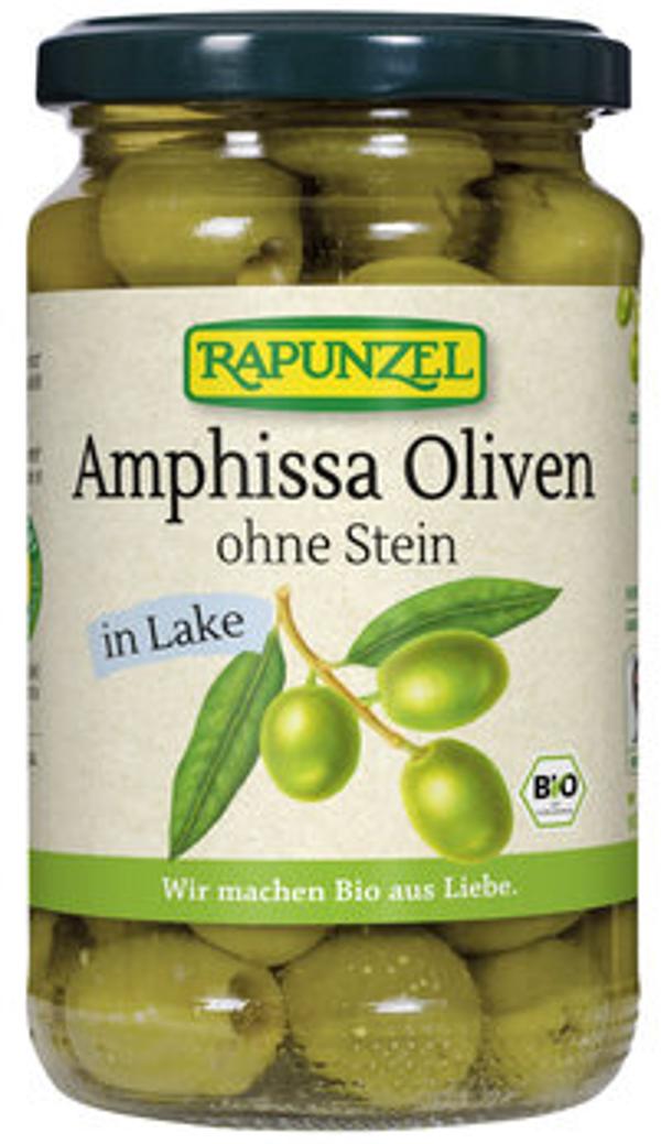 Produktfoto zu Oliven Amphis grün ohne Stein, 315 g