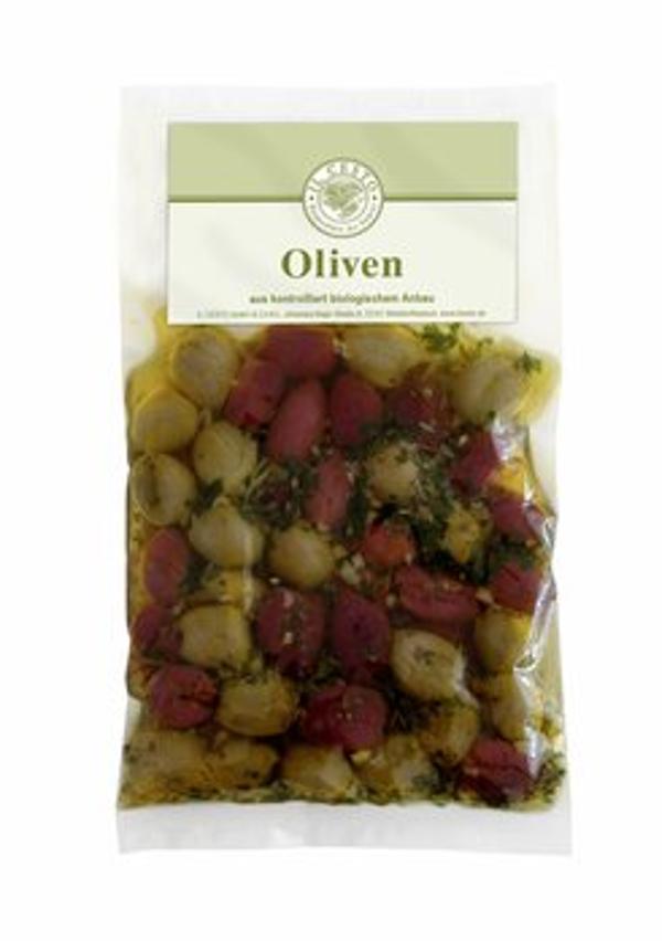 Produktfoto zu Oliven-Mix ohne Stein, mariniert 175 g
