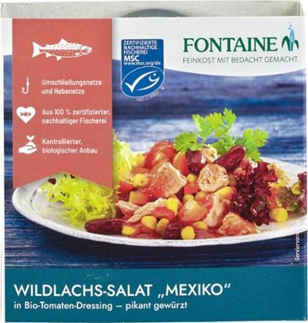 Produktfoto zu Wildlachs-Salat Mexiko in Tomatendressing, 200 g
