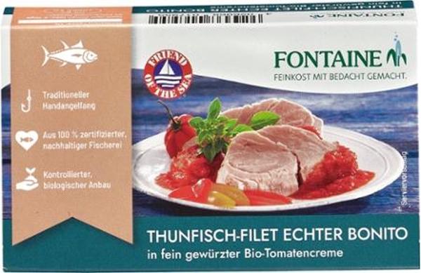 Produktfoto zu Thunfisch echter Bonito in Tomatencreme, 120 g