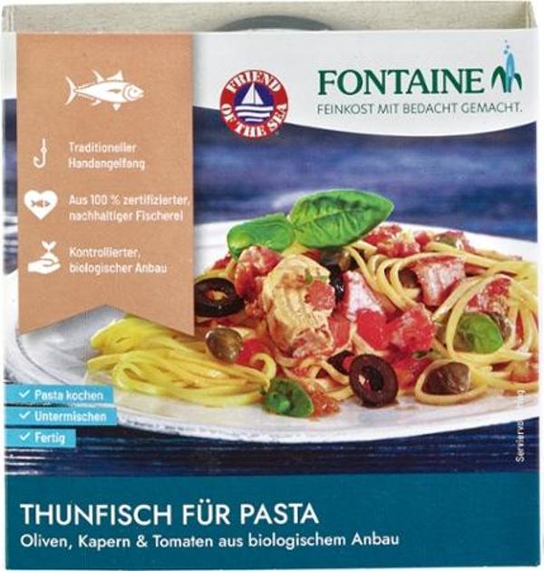 Produktfoto zu Thunfisch für Pasta Oliven, Kapern & Tomaten, 200 g