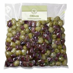 Oliven mix schwarz-grün mariniert