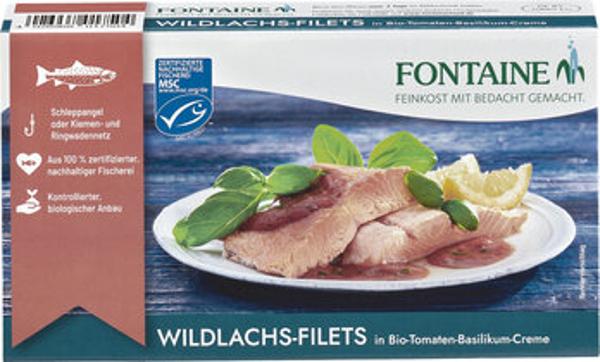 Produktfoto zu Wildlachs-Filet in Tomaten-Basilikum-Creme, 200 g