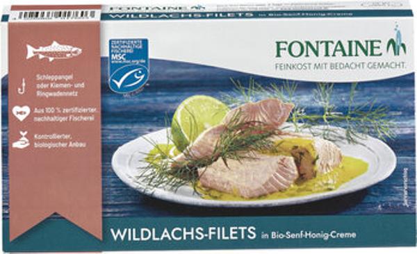 Produktfoto zu Wildlachs-Filet in Senf Honig, 200 g