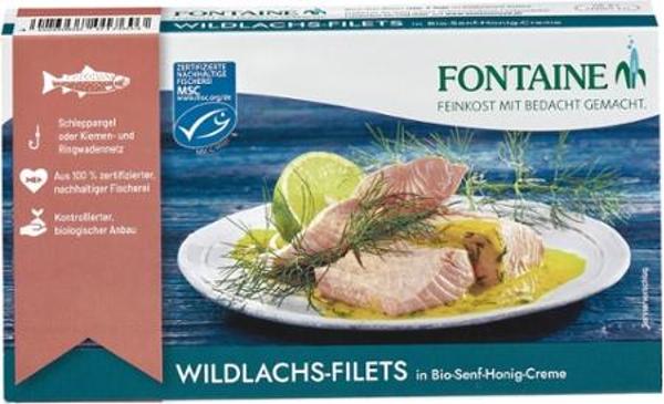 Produktfoto zu Wildlachs-Filet in Senf Honig, 200 g